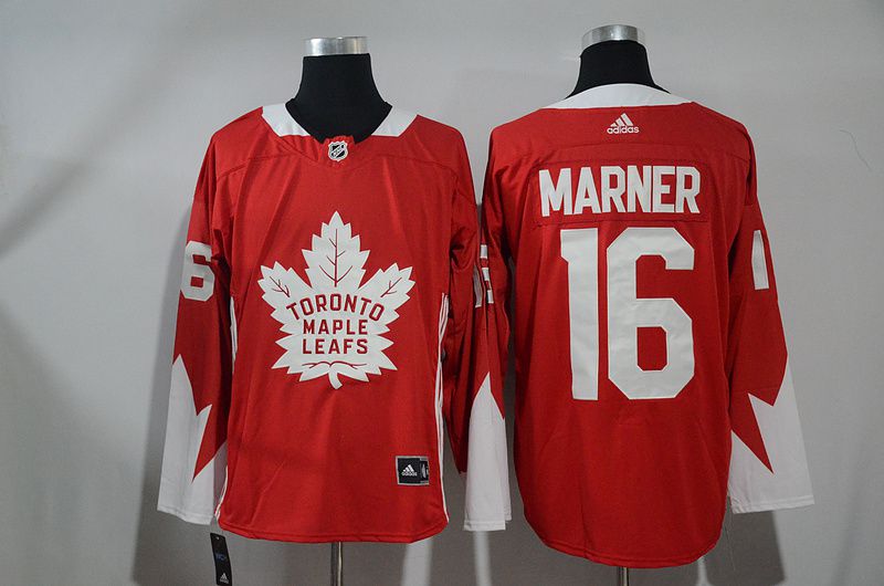 Men Toronto Maple Leafs #16 Marner Red NHL Jerseys->women nfl jersey->Women Jersey